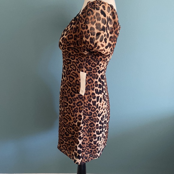 Tobi Leopard Print Short Dress M - Picture 3 of 5